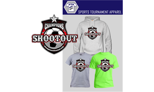 Champions Shootout Gear from Sports Tournament Apparel