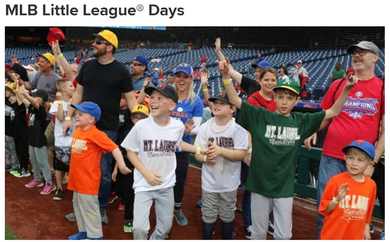 Little League Days at MLB and MiLB Parks Are in Your Area! 