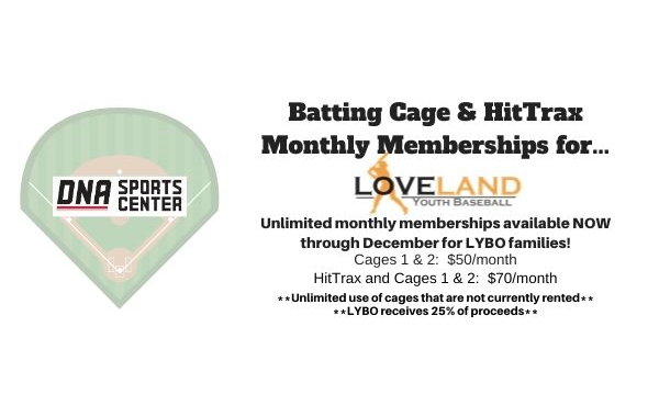 DNA Batting Cage Rental and Opportunities! 