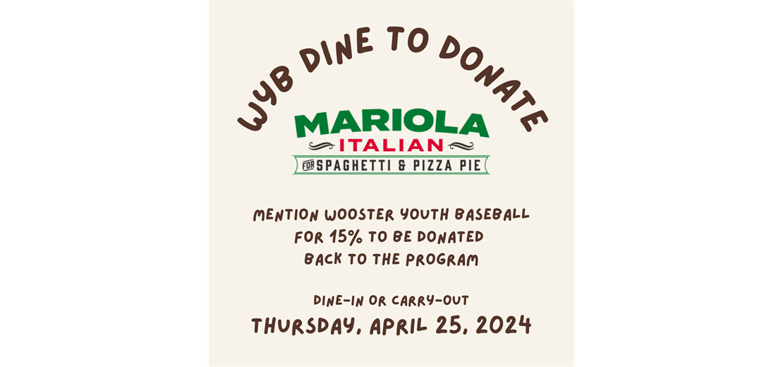 Mariola Italian Dine to Donate