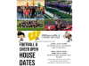 2020 Tackle football and cheerleading open house dates