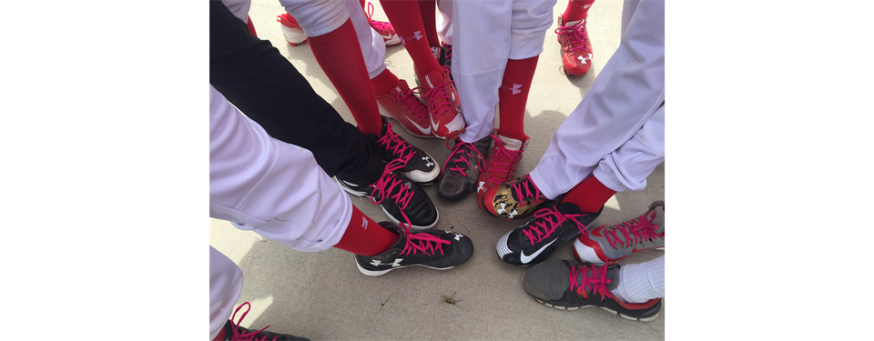 Pink Laces for Breast Cancer Awareness