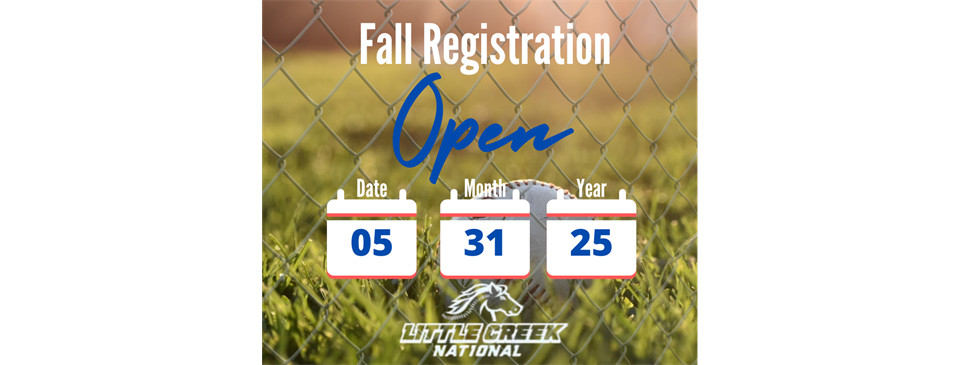 Fall 2025 Registration OPEN