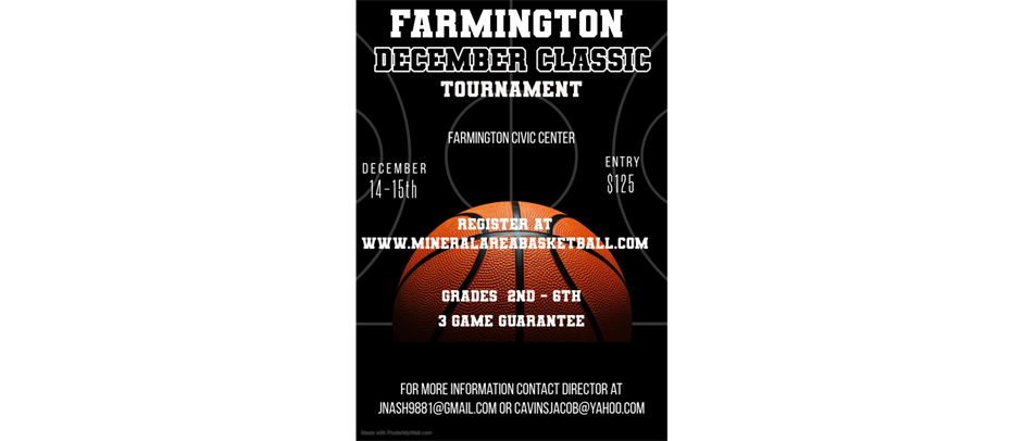 2024 Farmington December Classic 