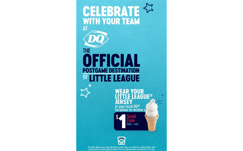 $1 Small Cone is Back! Celebrate the New Season at Participating DQ Locations! 