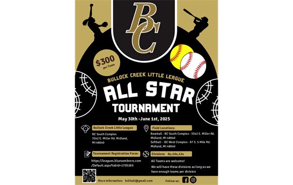 BCLL Tournament Registration 