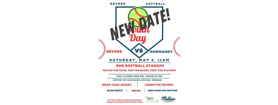 Revere Softball Youth Day is May 4th