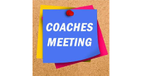 Coaches Meeting: Thursday, 3/4 at 7:00 p.m.