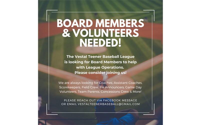 Volunteers Needed!