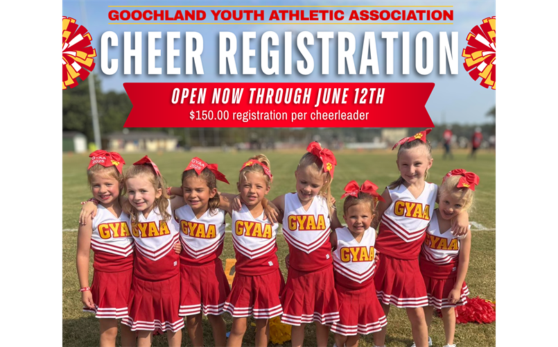 2026 Cheerleading Registration Now Open!