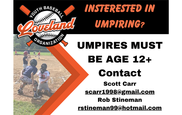 Umpires Wanted