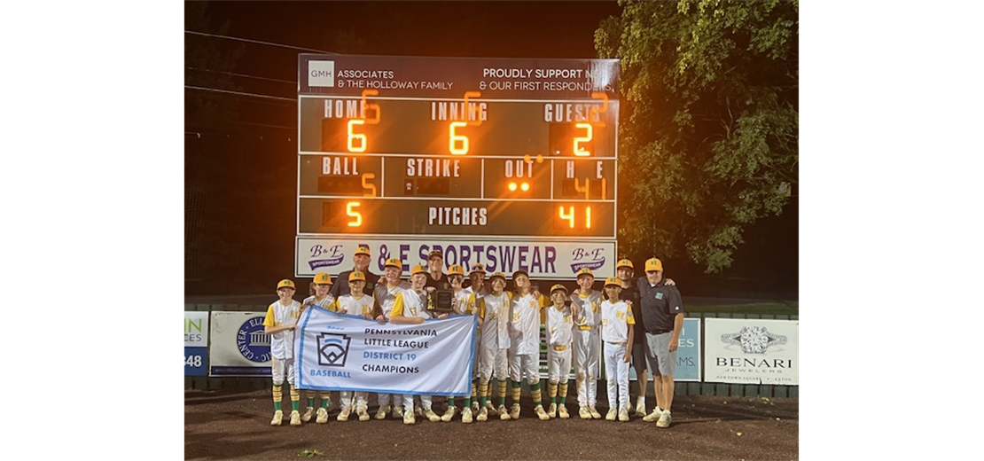 Home of the 2024 Little League District 19 Champions!
