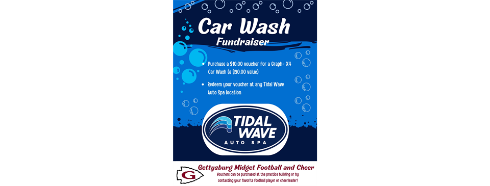 Tidal Wave Car Wash Fundraiser