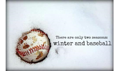 winter and baseball