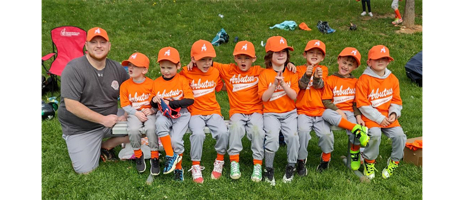 2022 Spring Zinkand Electric T-Ball Team