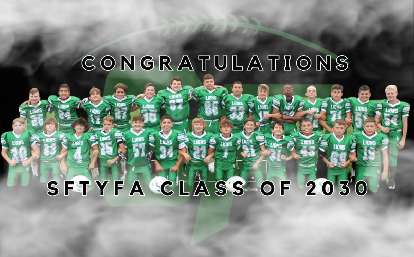 Congrats on your last year of youth football!