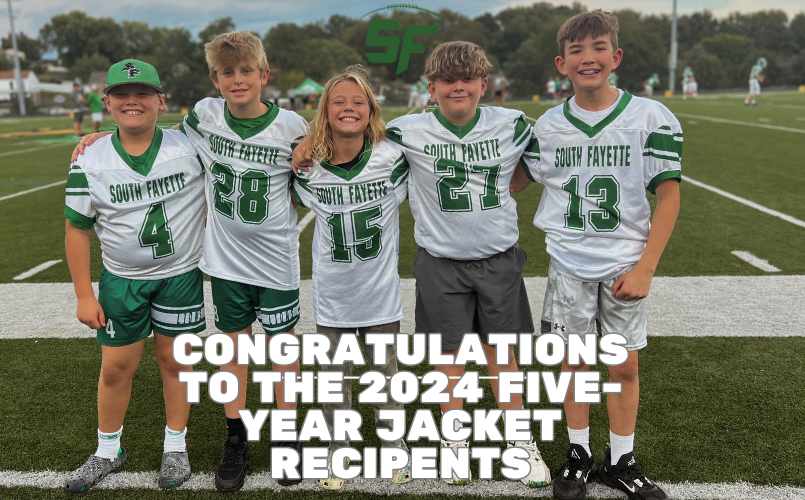 CONGRATULATIONS TO THE 2024 5 YEAR JACKET RECIPENTS