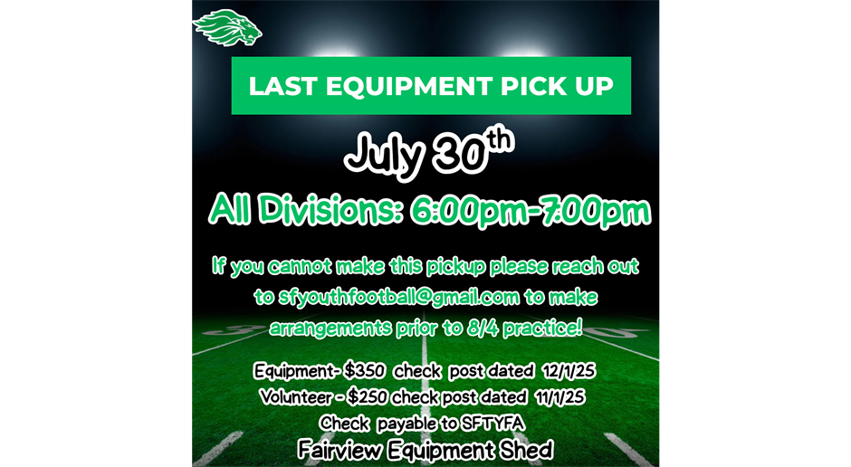 Equipment Pickup