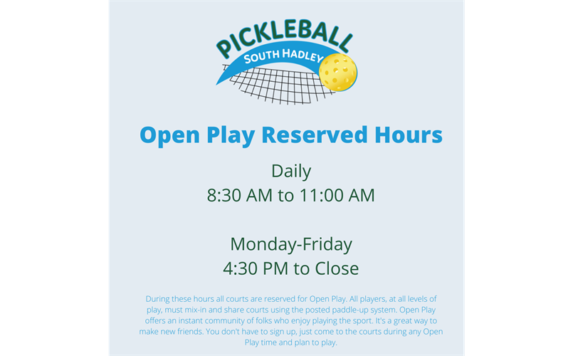 Pickleball Open Play