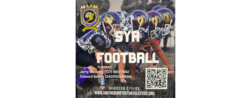 SYA Fall Football Registration is Open