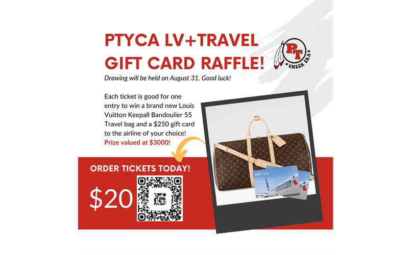 LV+Travel Gift Card Raffle!