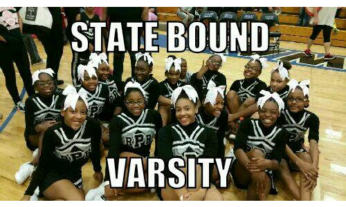 State Bound Varsity Cheer