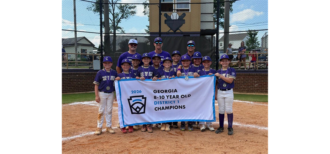 District 1 8-10 Little League Champions