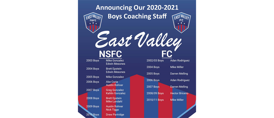 Boys Coaches 2020-2021