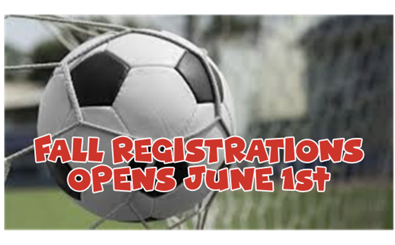 Fall Registrations open June 1