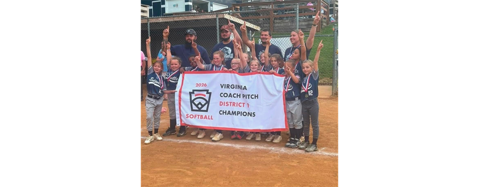 Virginia District 1 - Coach Pitch Softball All-Star Champions