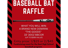 East DSM Baseball Bat Raffle
