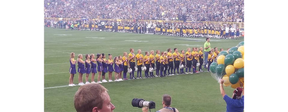 Pioneer Thunder at Lambeau Field