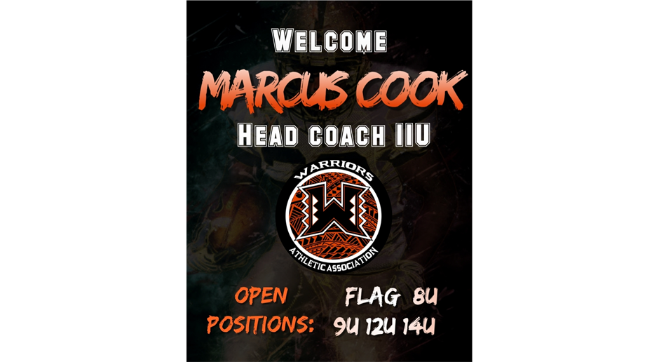 WELCOME COACH MARCUS