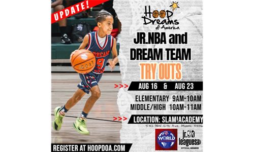 25-26 JR.NBA and Dream Team Tryouts