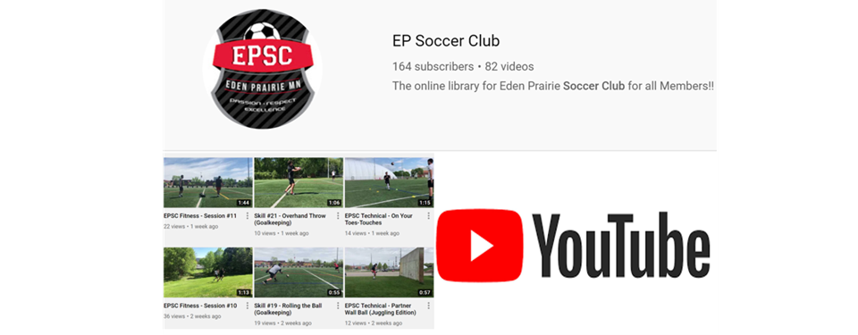 EP Soccer Club YouTube Channel