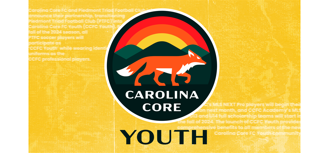 PTFC Rebrands to Carolina Core FC Youth (click image)