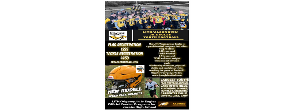 2022 Registration Flag/Tackle, Click on photo to register for Tackle Football 