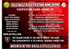 2025 Fall Ball Registration Closes August 1