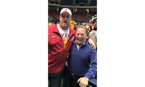 Dale Liles and Tom Izzo at TVBA Final Four