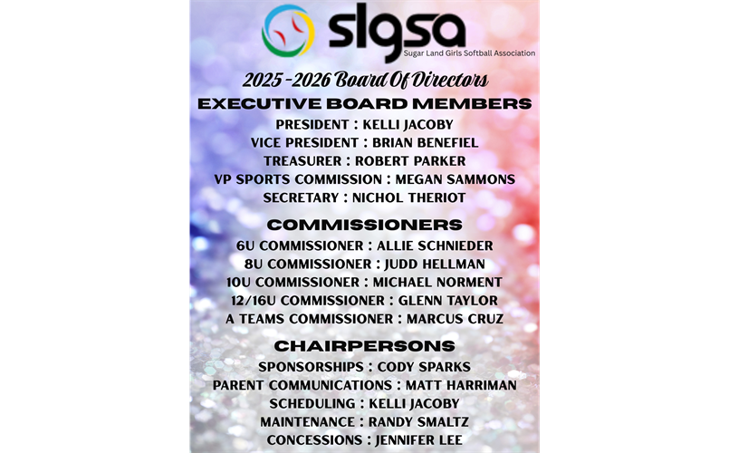 2025/2026 Board of Directors
