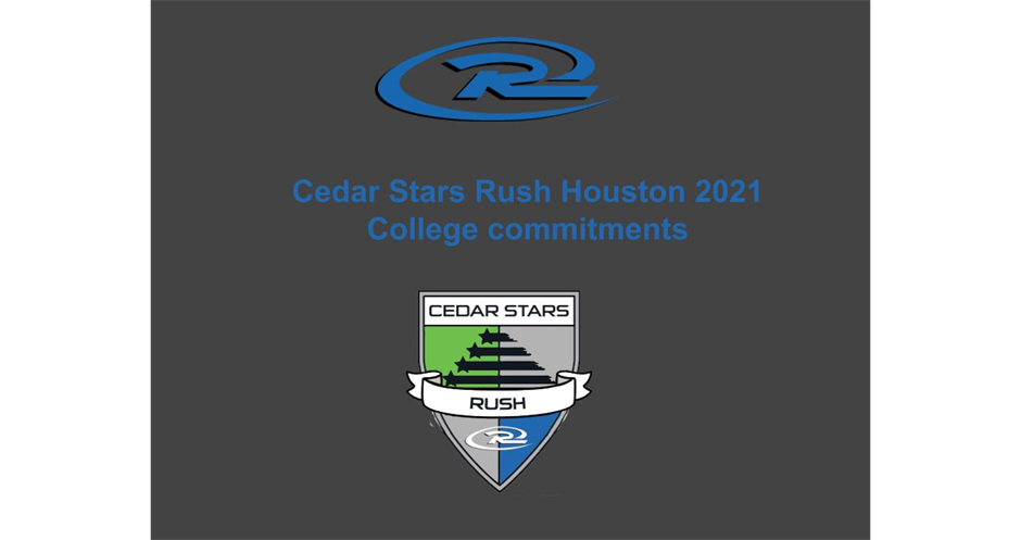Cedar Stars Rush 2021 college commitment 