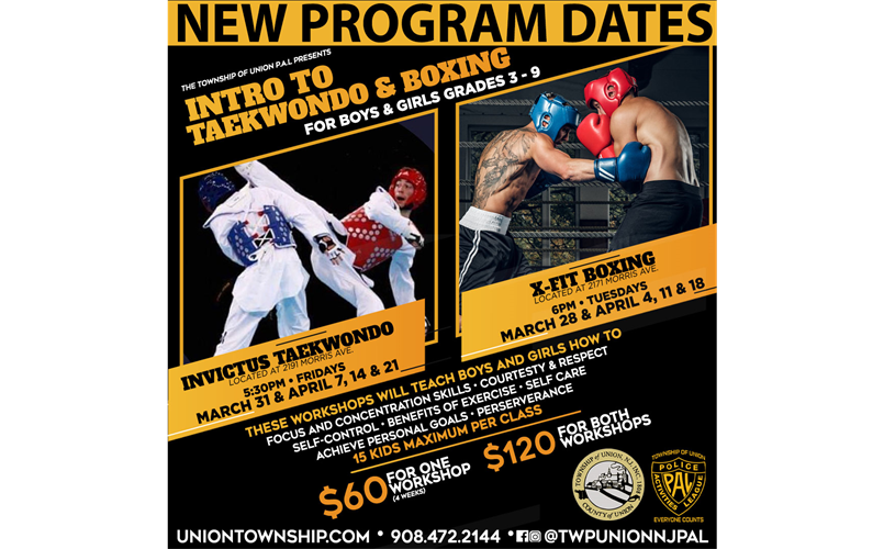 Taekwondo/ Boxing Program Open Now!