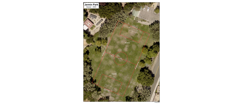 Tom Jermin Sr. Park Soccer Field Map