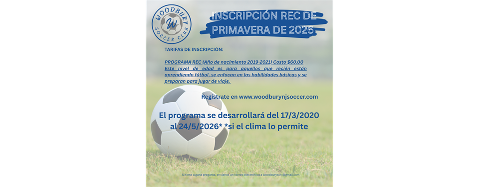 Inscripcion Primavera 2026