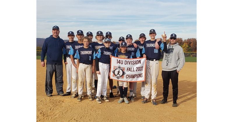 Fall 2022 14U Champions - Thurmont Thunder