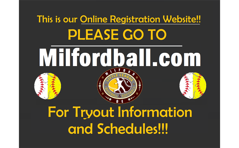Milford DE Online Registration Website