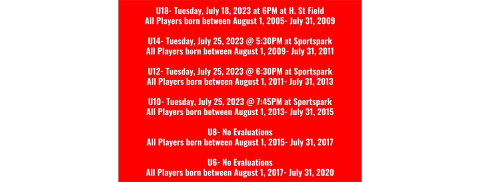 Age Matrix & Player Evaluations