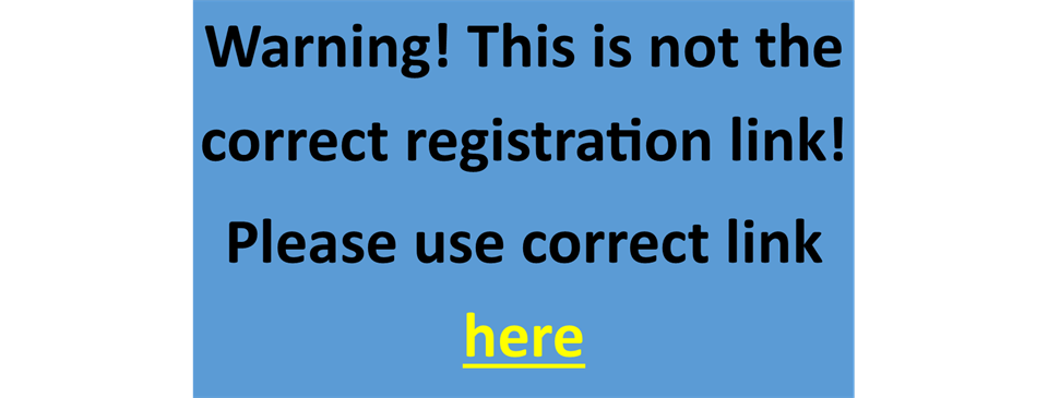 Please Use Correct Registration Link