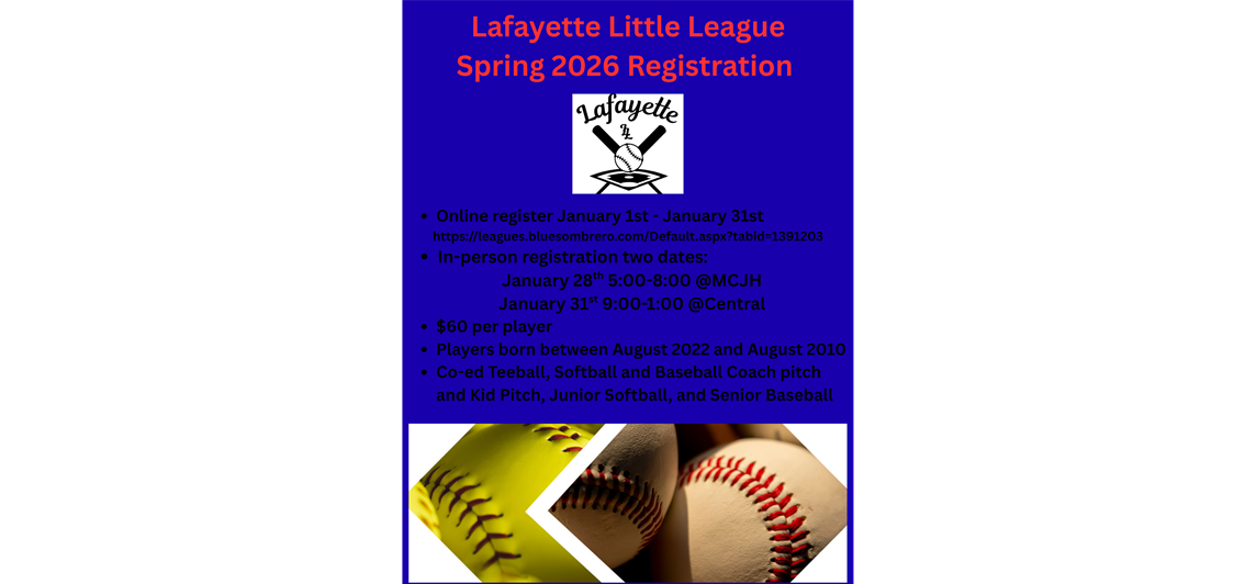 Spring 2026 Registration is NOW OPEN!