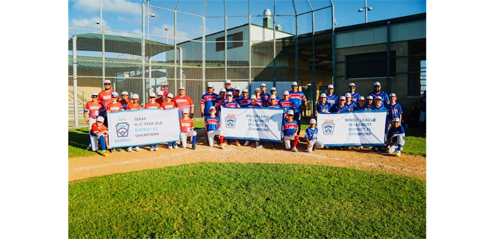 District 23 Champions - Minor/11U/Major Baseball